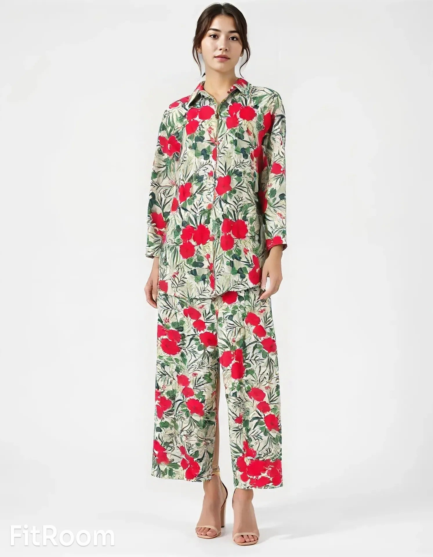 UCD-01 Digitally printed Cambric Co-Ord Set