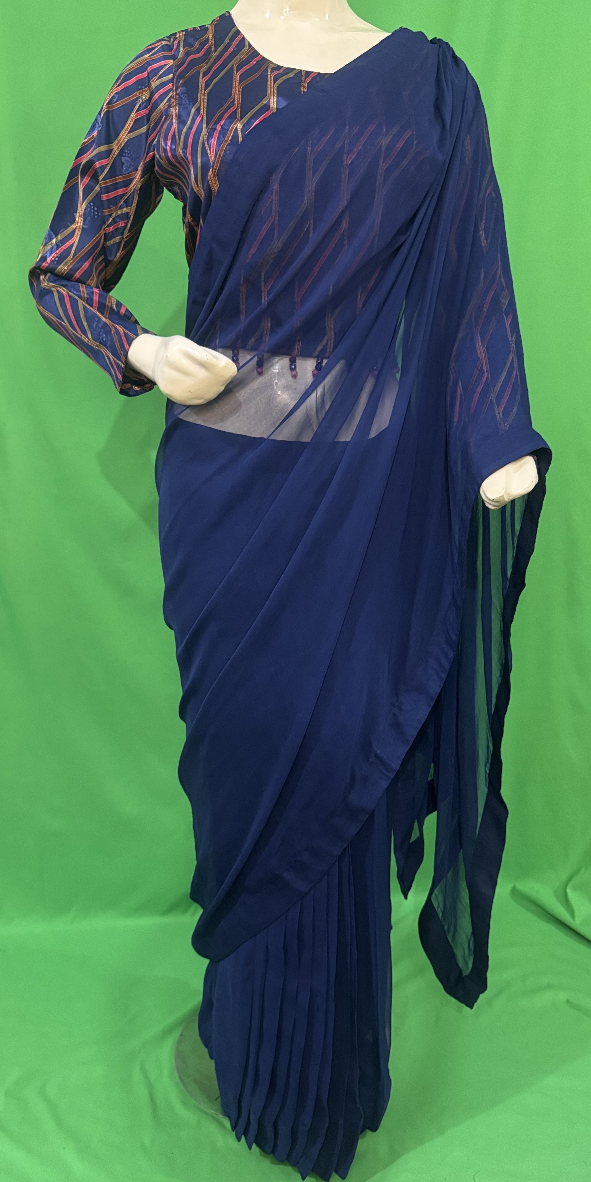 SH:15 Saree Dyed Chiffon