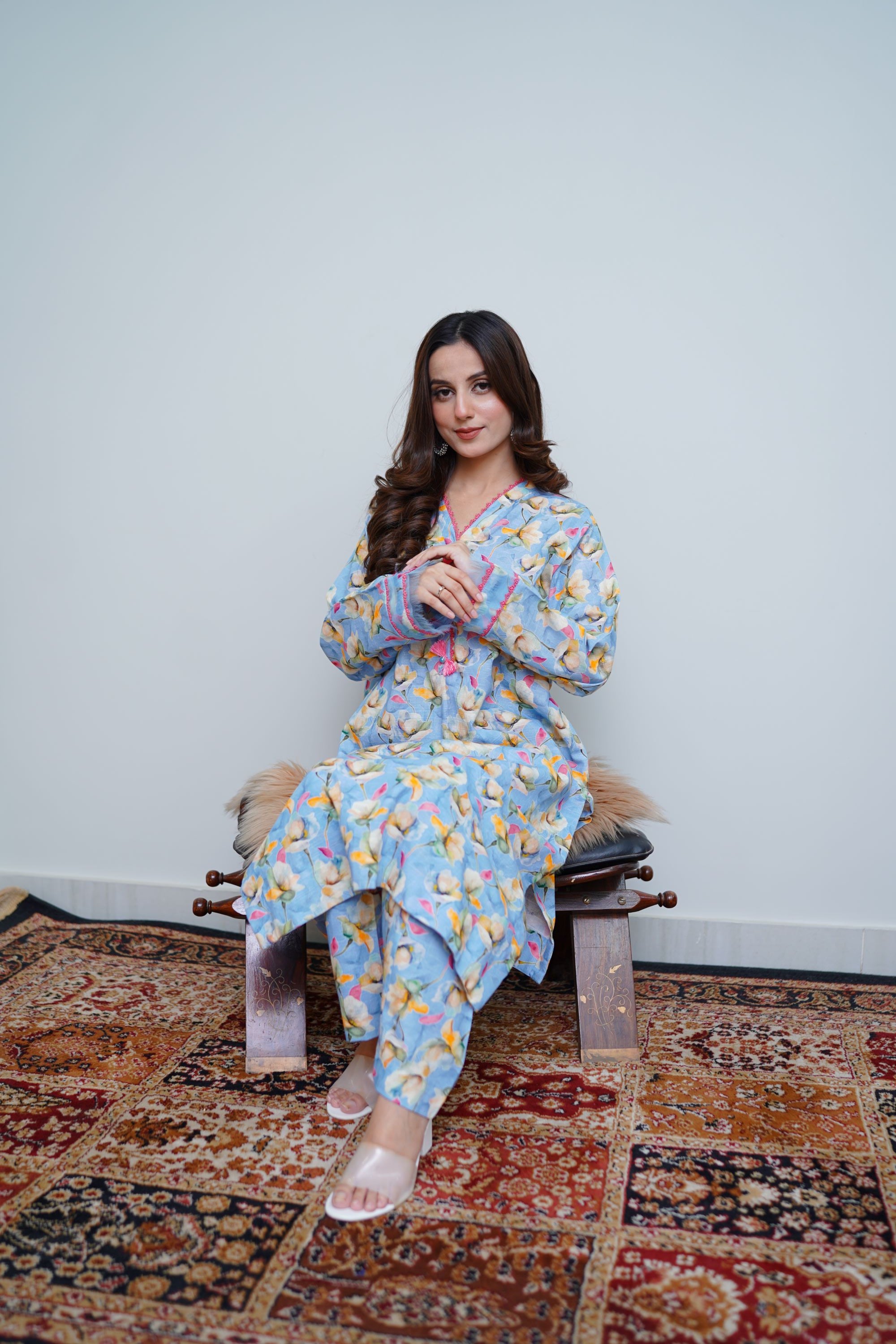 MY-02: 2 PCs Khaddar Printed Suit