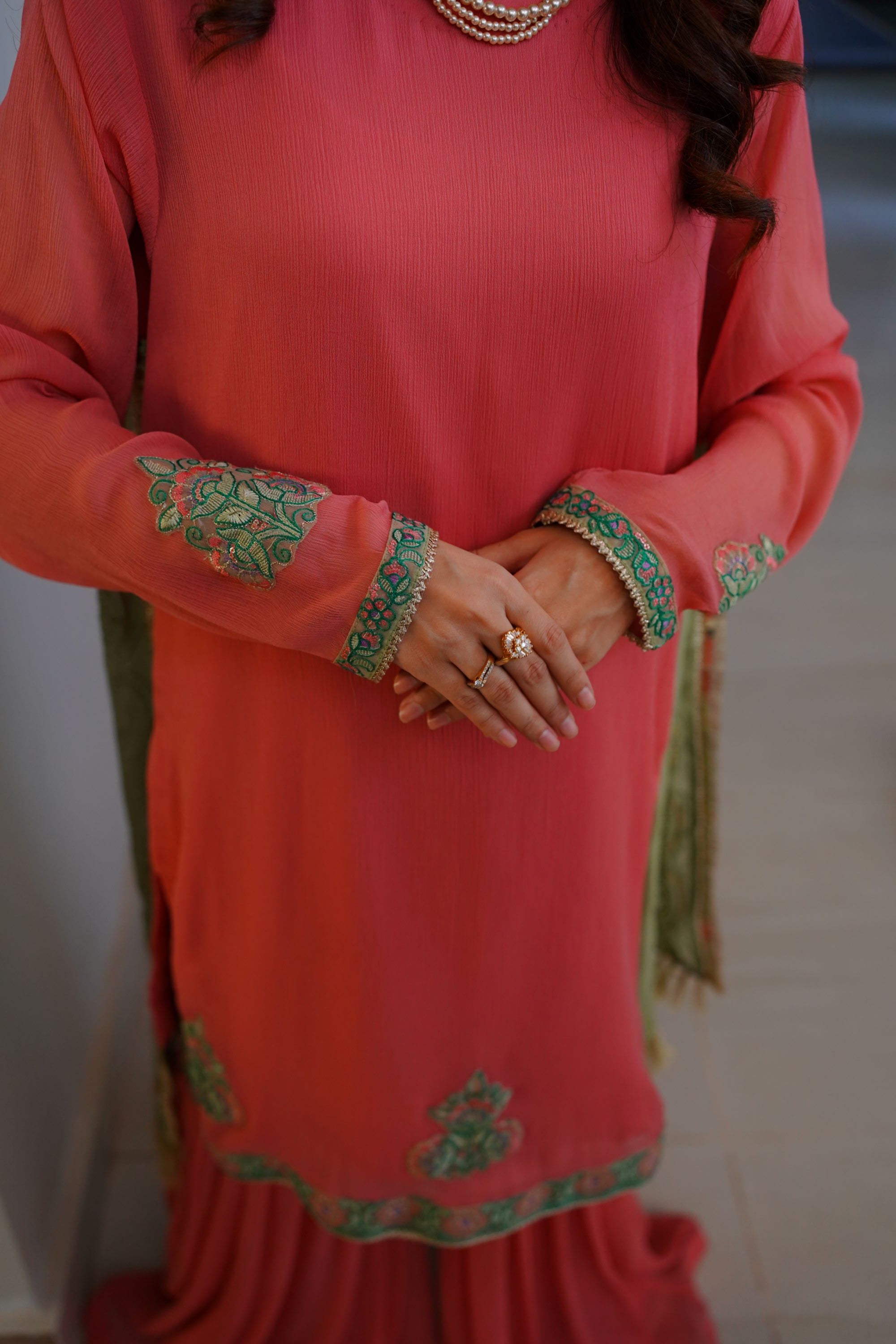 SH-8: GHARARA SUIT (Un-Stitched)