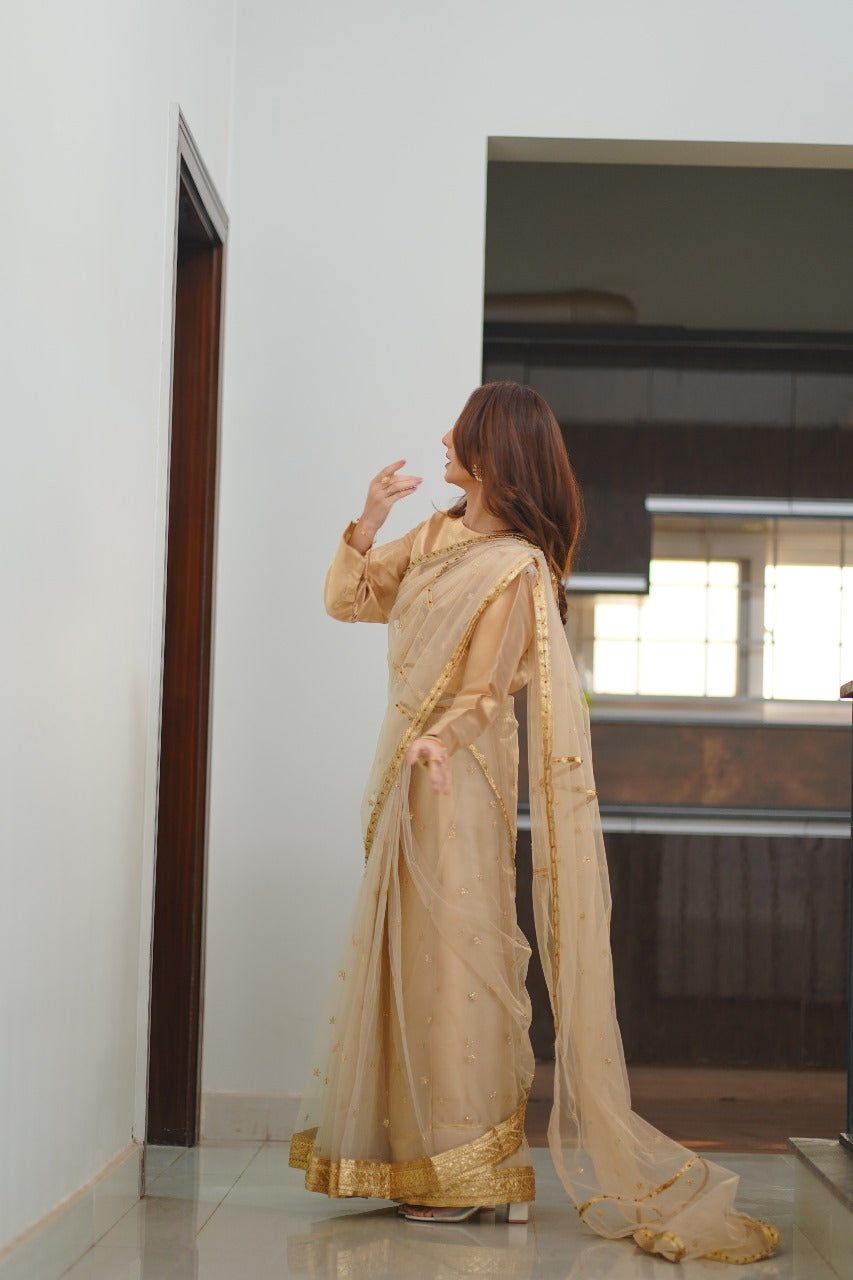 SH-11: 3 PCs SAREE (Un-Stitched)