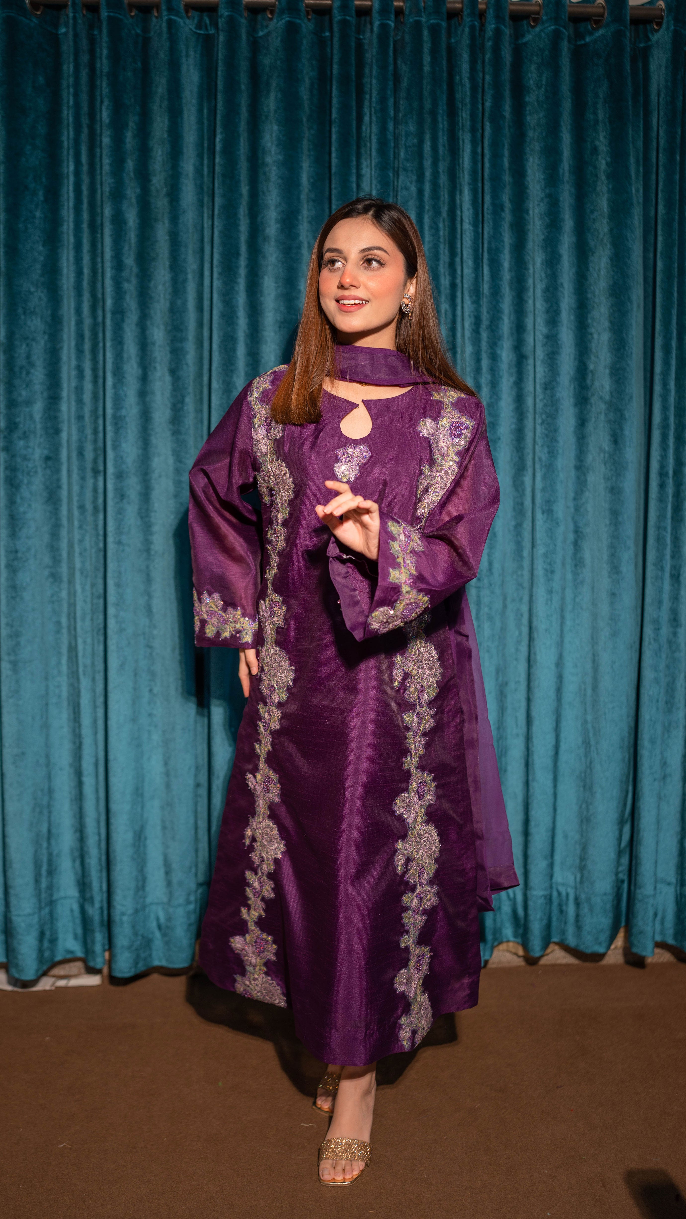 UED-6 Purple 3Pcs Suit