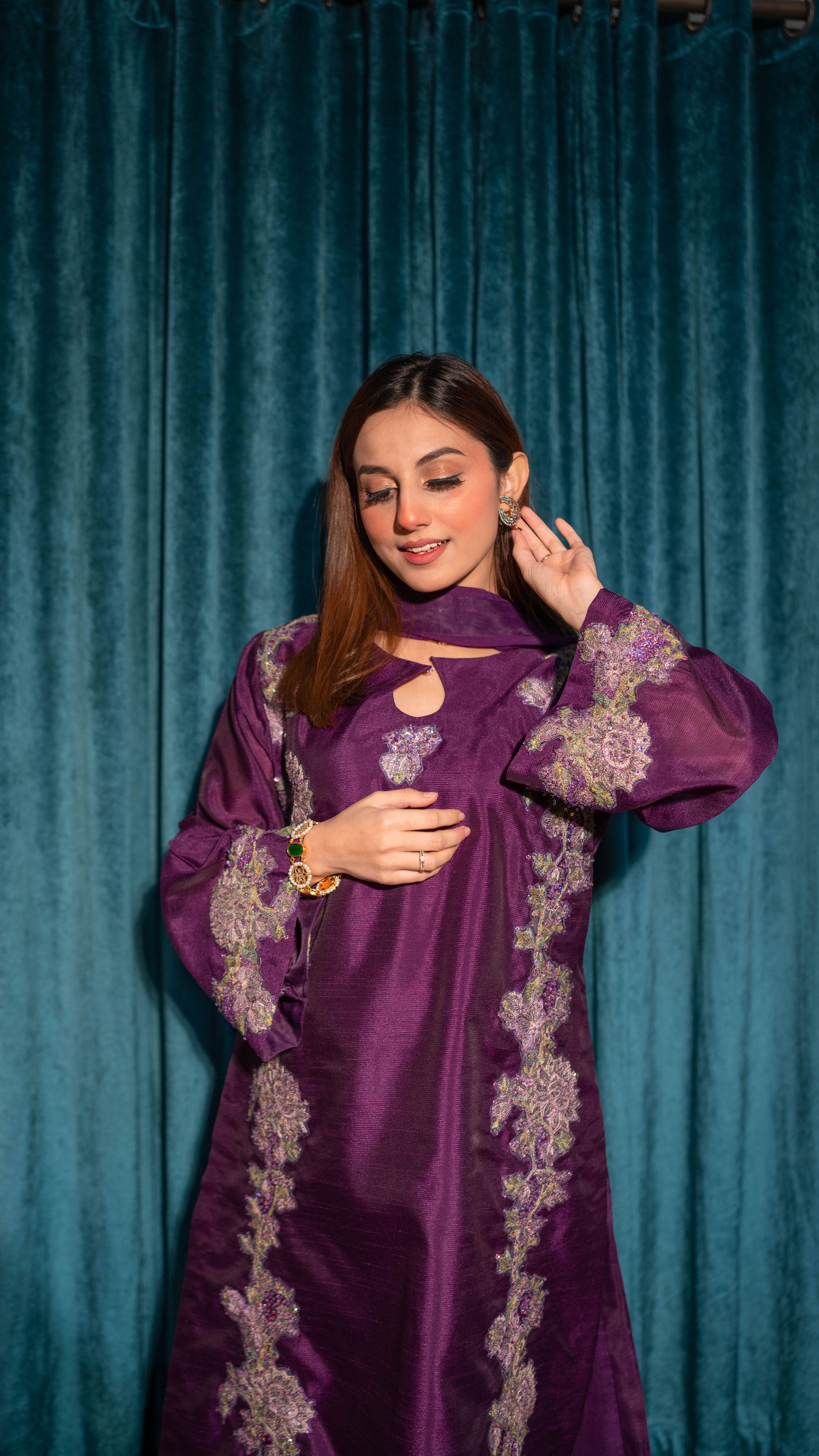 UED-6 Purple 3Pcs Suit