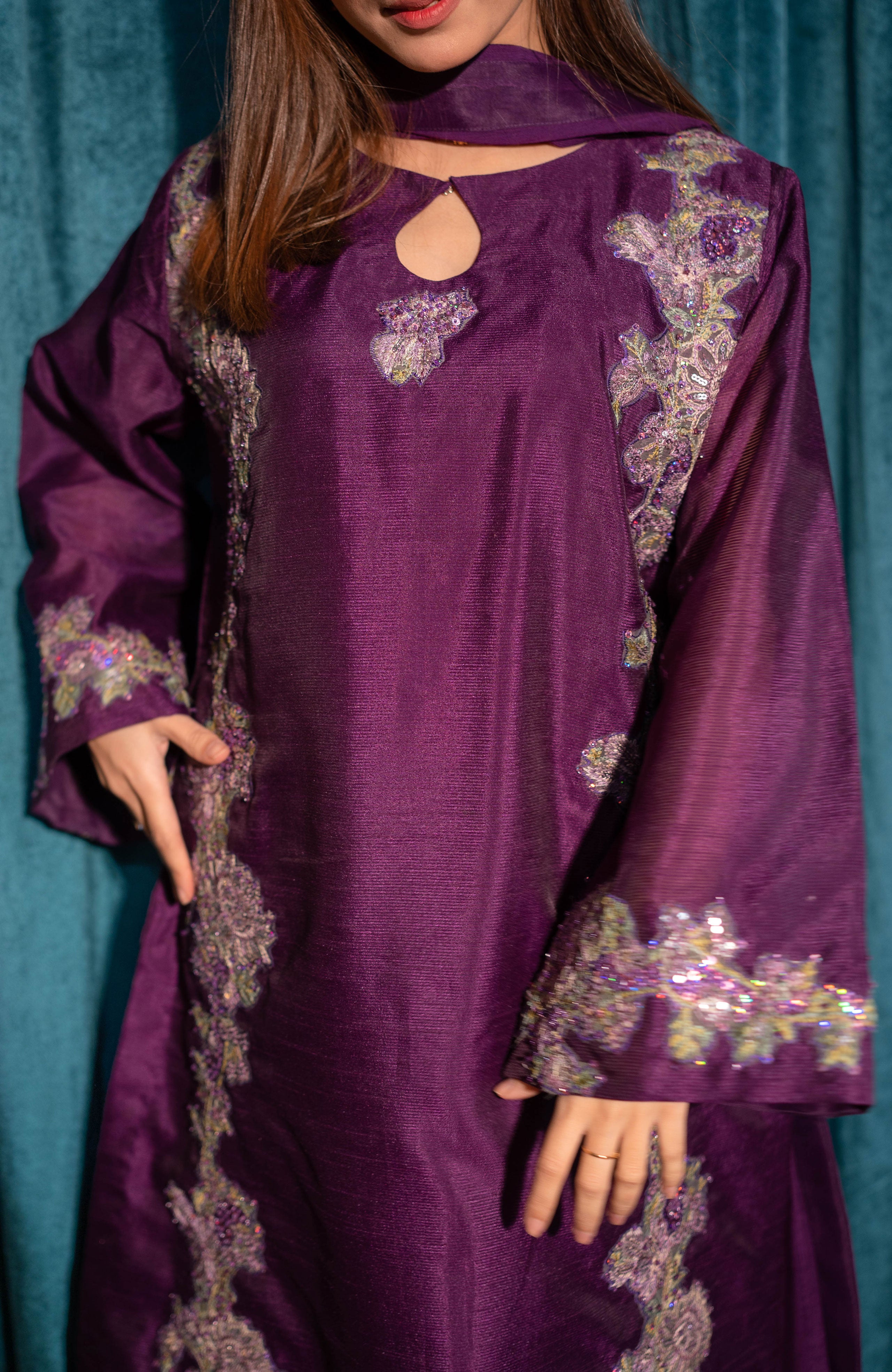UED-6 Purple 3Pcs Suit