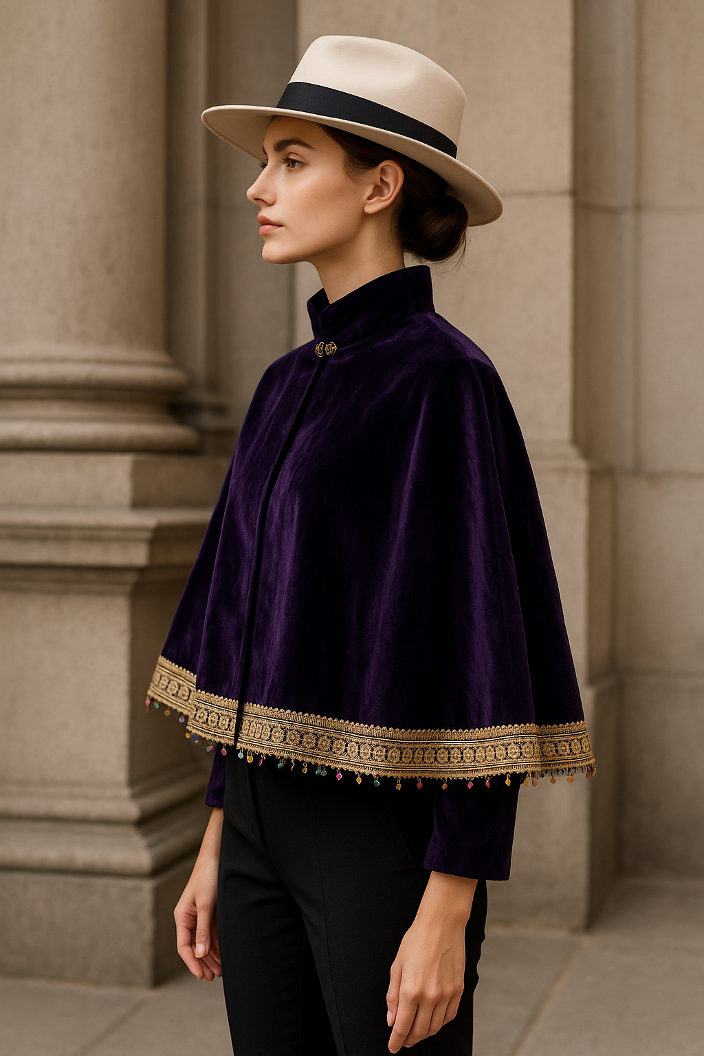 VEL: 9 1Pc: Velvet Ponchos